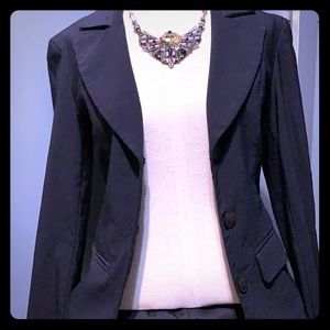 Black Bisou Bisou tailored blazer